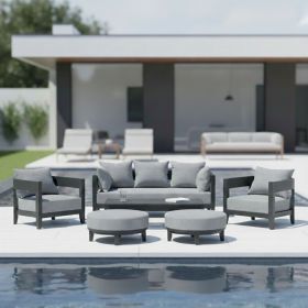Coronado Aluminum Deep Seating Set - 6 piece  SET-171-AL