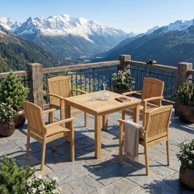 Bahama Sahara 5-Piece Bistro Table Set