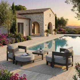 Coronado 5-Piece Aluminum Deep Seating Set