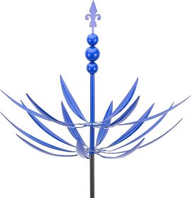 Extra Large Outdoor Metal Wind Sculptures Spinners with Stake