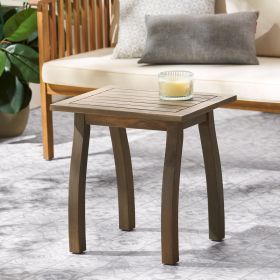 SELMA END TABLE (Material: Acacia Wood, Color: Grey)